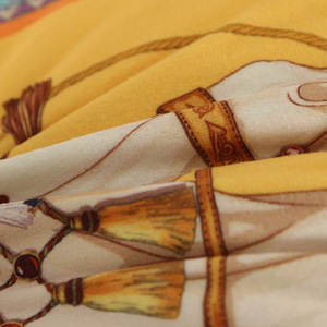 轻奢华法国爱马印花荷兰天鹅绒枕头沙发客厅简约现代靠垫套 - Product Image 3