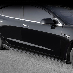 Aileron arrière diffuseur de pare-chocs jupe latérale lèvre avant Aero Kit Kit de carrosserie en fibre de carbone pour Tesla <span class=keywords><strong>Model</strong></span> <span class=keywords><strong>3</strong></span> - Product Image 2