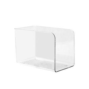 Transparent Acrylic Desktop Book Storage Box U Shaped Bookshelf For Books Student Dormitory Organizer High Transparency PET - Product Image 3