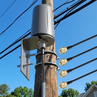 Antenne externe 4G LTE 5G omnidirectionnelle MIMO 4x4 à profil bas de 2 pouces à large bande pour optimiser les performances des routeurs, passerelles et points d'accès