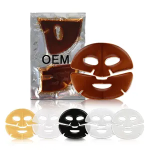 Best Selling Skin Care Custom Sheet Mask Hyaluronic Acid Clear Gel Face Clear Gel Facial Treatment Mask Crystal
