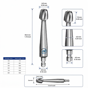 Al Mida Health Care <b>Instruments</b> Stainless Steel Manual Surgical Bone Drill Bit CE Certified <b>Neurosurgery</b> Orthopedic Craniotomy - Product Image 5