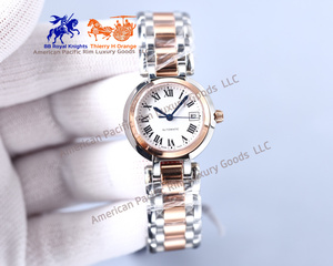 Reloj de Cuarzo Elegante e Informal para Mujer, Marca Longnes, Correa de Acero de Alta Calidad, Nuevo Diseño con Esfera Romana, Tienda Especializada en Tendencias de Moda - Product Image 1