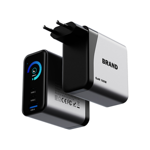 Chargeur de bureau Gan 100w USB C Affichage PD <span class=keywords><strong>3</strong></span>.1 Charge rapide US EU UK KR Chargeurs personnalisés Type C Chargeurs Usb Ordinateur portable 100w Gan Chargeur de téléphone - Product Image 2