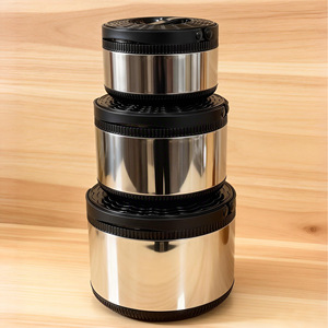 Ensemble de casseroles isothermes en acier inoxydable, 3 pièces, avec couvercle à clipser cylindrique, thermos de voyage, récipient de stockage alimentaire - Product Image 4