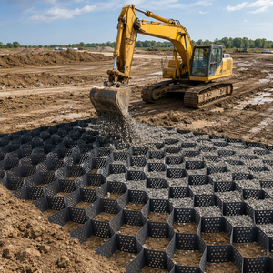 Rejilla Geocell de HDPE Taurus para Refuerzo de Suelos e Infraestructura de Ingeniería Civil, Sistema de Pavimentación de Alto Rendimiento - Product Image 4
