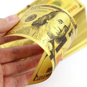 Banconota Finta da 100$ in PET con Foglia d'Oro 24K per Film, Spettacoli Teatrali, Giochi, Feste, Educazione ed Esposizione - Product Image 6