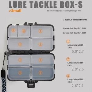 Caja Organizadora Portátil Mini de Plástico para Señuelos de Pesca, Accesorios para Señuelos de Lago y Río, Cucharas, Anzuelos y Accesorios para Uso en Exteriores - Product Image 4