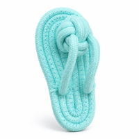 Jouet à mâcher pour chien en corde de coton, jouet à mâcher en forme de pantoufle, jouet interactif tressé pour chiens de petite et moyenne taille