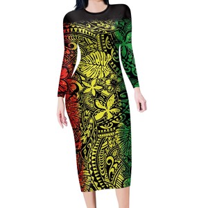 Samoa Tradizionale Polinesiana Tribal Hawaiian Stampa <span class=keywords><strong>Vestiti</strong></span> Delle Donne 2020 di Tendenza Abiti <span class=keywords><strong>Da</strong></span> <span class=keywords><strong>Sera</strong></span> delle Donne Abiti Lunghi Maxi <span class=keywords><strong>Vestiti</strong></span> - Product Image 2