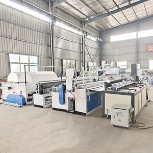 เครื่องผลิตกระดาษชำระแบบกึ่งอัตโนมัติ ใช้ PLC และมอเตอร์ เหมาะสำหรับธุรกิจขนาดเล็ก คุณภาพสูง กำลังการผลิต 2.5 ตัน/วัน - Product Image 3