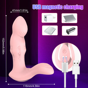 Ferngesteuertes Teleskop-Rotationsvibrator Strapless <span class=keywords><strong>Strap</strong></span>-on <span class=keywords><strong>Dildo</strong></span> Männlicher Frauen-Prostatamassager Analplug für Frauen Sexspielzeug-Box - Product Image 5