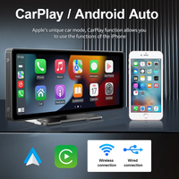 Universel Portable 10.26 pouces voiture stéréo Carplay Android Auto voiture stéréo DVD degré Rotation lecteur autoradio