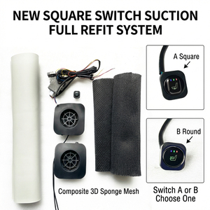 Kit di Ventilazione per Sedili Auto Stile Audi con Interruttore <span class=keywords><strong>a</strong></span> 6 Velocità, Accessori per Modifica e Aggiornamento Sedili Auto - Product Image 2