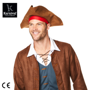 Disfraz <span class=keywords><strong>de</strong></span> Pirata <span class=keywords><strong>Jack</strong></span> Sparrow para Hombre Adulto, para Halloween, Carnaval, Juego <span class=keywords><strong>de</strong></span> Rol, Disfraz <span class=keywords><strong>de</strong></span> Película y Televisión, Color Marrón, Marca Karnival - Product Image 4