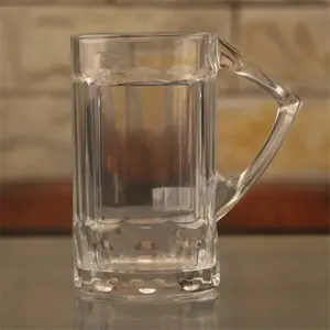 De gros nouvelle qualité en verre tasse-Mug isotherme en verre, ml, chope à bière, nouveau design, de haute qualité, avec gel de congélation, vente en gros