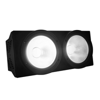 Lumière de scène LED COB Par 2x100W 2 yeux 200W RGBWA+UV 6IN1 DMX pour public
