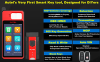 Programador de llave de coche KM100 MaxiIM PRO Auto Ikey compatible con lector de código electrónico perdido con 3 años de garantía