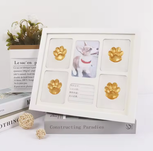 Pet Paw in bằng gỗ Dog khung ảnh với UV in ấn tùy chỉnh kích thước & logo cho lưu niệm con chó Quà Tặng - Product Image 1