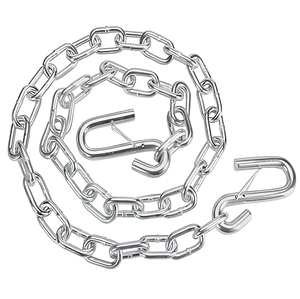 Chaîne de sécurité pour remorque 5000 lb, 1/4" x <span class=keywords><strong>66</strong></span>" avec crochet en S de 7/16", robuste, pour remorque de camping-car - Product Image 5