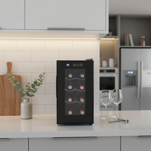Refrigerador para Cerveza y Vino OEM, Refrigerador Doméstico para 8 Botellas, Gabinete para Vino de 22L - Product Image 1