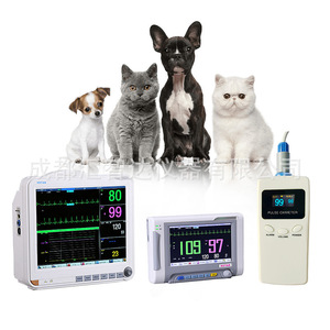 Monitor de ECG Portátil para Animales Huizhida de 12 Pulgadas, Multiparámetro para Mascotas - Product Image 1