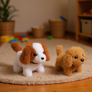 Jouet en peluche pour chien avec sons, 17 cm, animal électronique pour enfants de 3 ans et plus - Product Image 2