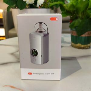 Calentador de Biberones Portátil Recargable por USB de 6000 mAh, Precio de Fábrica, 37-55 Configuraciones de Temperatura, Calentamiento de 20 Minutos - Product Image 4