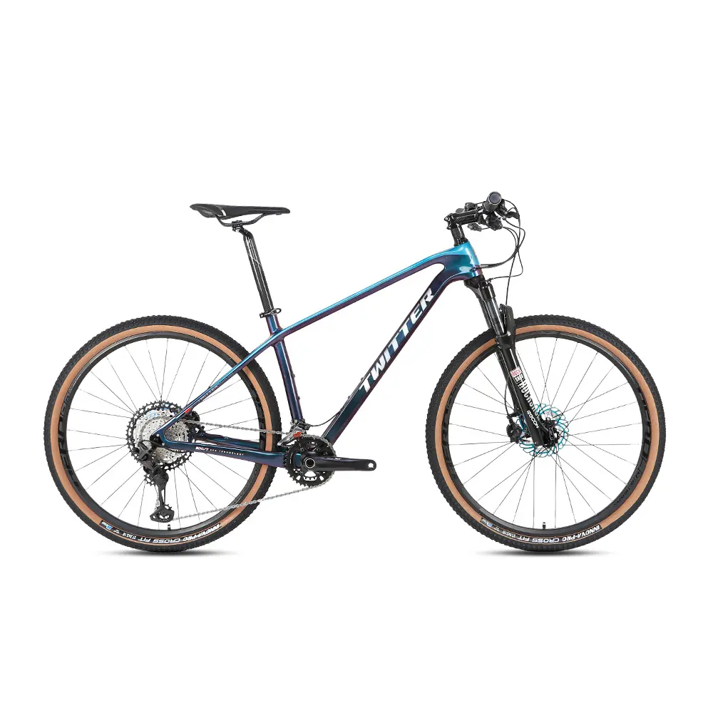 TWITTER factory direct mtb XT M8100 set di gruppi 2*12 velocità sospensioni pneumatiche bicicletas mountain bike 29 mountain bike in fibra di carbonio