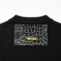 Écussons en cuir véritable personnalisés, étiquettes métalliques de style mode pour jeans, accessoires de vêtements à coudre, vente en gros OEM