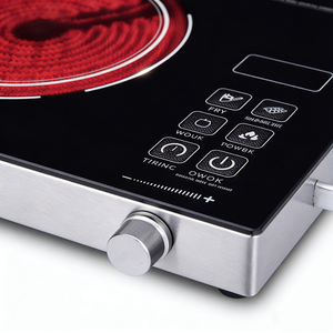 <span class=keywords><strong>Cuisinière</strong></span> infrarouge portable 2200W, <span class=keywords><strong>plaque</strong></span> chauffante électrique <span class=keywords><strong>de</strong></span> comptoir avec poignées, <span class=keywords><strong>plaque</strong></span> chauffante en céramique multifonction <span class=keywords><strong>pour</strong></span> tous les ustensiles <span class=keywords><strong>de</strong></span> cuisine - Product Image 5