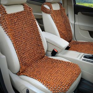 Coussin de siège de voiture universel pour l'été avec perles en bois, coussin de massage carré rafraîchissant, adapté à toutes les saisons - Product Image 1