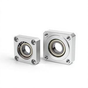 Boîtier de roulement à bride carrée série <span class=keywords><strong>BASR</strong></span> BFJ13, unité de roulement intégrée avec bague de retenue à clipser - Product Image 2