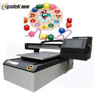 Ripstek uv printer for printing on phone case, pen ,golf ball ,6090 UV printer UV Dtf printer with xp600 tx800 i3200 print