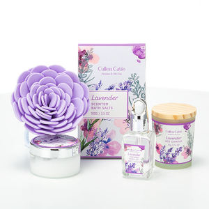 Vente <span class=keywords><strong>en</strong></span> gros à prix d'usine panier personnalisé parfumé à la lavande violette Ensemble de bain gel douche lotion pour le corps pour <span class=keywords><strong>spa</strong></span> à domicile OEM & ODM - Product Image 4