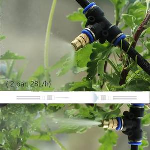 Kit de Microirrigación con Conexión Rápida de Latón de 1/2 Pulgada, Boquillas de Ahorro de Agua para Jardín e Invernadero - Product Image 4