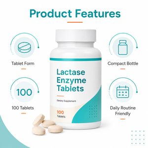 Cápsulas de Enzimas Lactasa, Papaína, Alfa Galactosidasa, Proteasa y Lipasa para la Salud Muscular, Personalizadas, Certificadas OEM/ODM - Product Image 4
