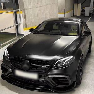 Garniture de couvercle de sortie d'air de pare-chocs avant en Fiber de carbone pour <span class=keywords><strong>Mercedes</strong></span> Benz W213 E63 2017 2018 <span class=keywords><strong>2019</strong></span> - Product Image 6