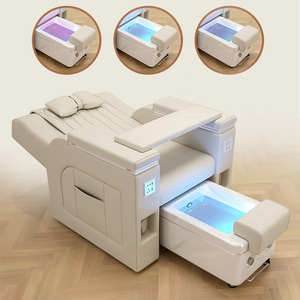 Poltrona <span class=keywords><strong>Pedicure</strong></span> <span class=keywords><strong>Spa</strong></span> di Lusso con Massaggio Regolabile Senza Tubature per Estetista e Onicotecnica - Product Image 5