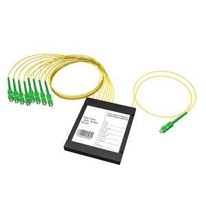 ตัวแยกไฟเบอร์ออปติกแบบพาสซีฟชนิดกล่อง ABS คุณภาพสูงขายดีที่สุด 1x8 SC APC PLC สำหรับเครือข่าย FTTH FTTx CATV - Product Image 4
