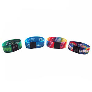 스마트 팔찌 팔찌 RFID 팔찌 <span class=keywords><strong>NFC</strong></span> 태그 이벤트 콘서트를위한 스마트 칩 짠 패브릭 팔찌 - Product Image 5