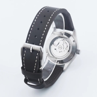 Montre automatique mécanique pour homme 36 mm 39 mm Mouvement NH35 Verre saphir Sans logo Logo personnalisé Mouvement de montre automatique pilote