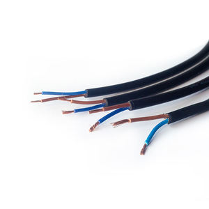 Câble d'alimentation flexible à âme en cuivre RVV2*1.5 à double cœur, isolé en PVC, construction de bâtiments, conducteur toronné, ROHS pour PE - Product Image 1