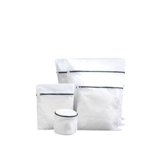 Wash <b>Bags</b> Rectangle Polyester With Zipper For Clothing Bathroom Use - Product Image 5