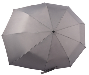 Ombrelle-<span class=keywords><strong>parapluie</strong></span> plat gris, nouvelle innovation, forme spéciale, pliable gris, argent, mains libres, nouveauté automobile, 27 pouces - Product Image 5
