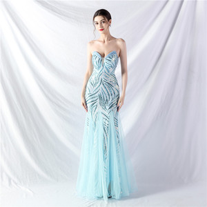 31812 #   Nuevo Vestido de Noche con Lentejuelas Ultra Densas y Costura de Cuentas Pesadas - Product Image 1
