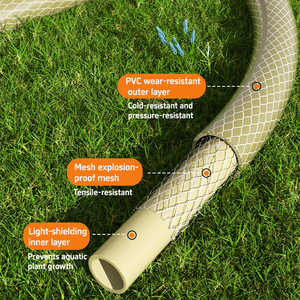 Carretel de Mangueira Retrátil Automático de Plástico Fosco Resistente para Montagem em Parede com Mangueira de 15m/25m para Irrigação de Varandas - Product Image 5
