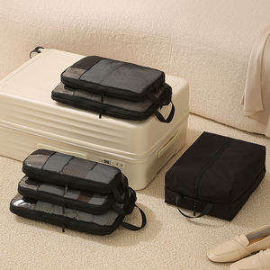 Conjunto de 6 Bolsas de Viagem Organizador de Roupas Cubos de Poliéster para Viagem Conjunto de Malas - Product Image 5