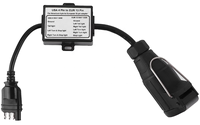 Adaptateur de câblage pour prise de remorque US 4 broches à connecteur plat vers prise de remorque EU 13 broches, convertisseur de câblage circulaire portable pour éclairage de remorque