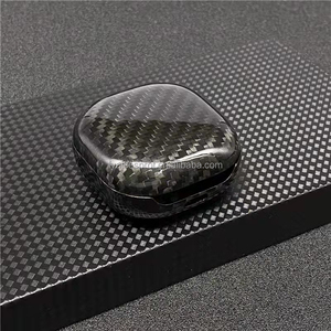 2022 gran oferta de funda de fibra de carbono de alta calidad para Galaxy Buds <span class=keywords><strong>2</strong></span> <span class=keywords><strong>Pro</strong></span> funda negra/gris Color brillante - Product Image 3